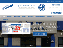 Tablet Screenshot of jorvet.com